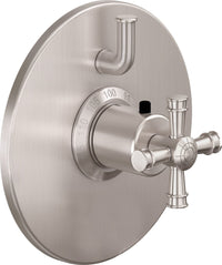 California Faucets - TO-THC1L-C1X-SN - StyleTherm® Trim Only with Single Volume Control - Satin Nickel  - Trousdale