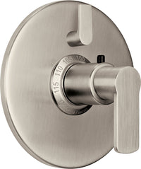 California Faucets - TO-TH1L-E4-SN - StyleTherm® Trim Only with Single Volume Control - Satin Nickel  - Arpeggio