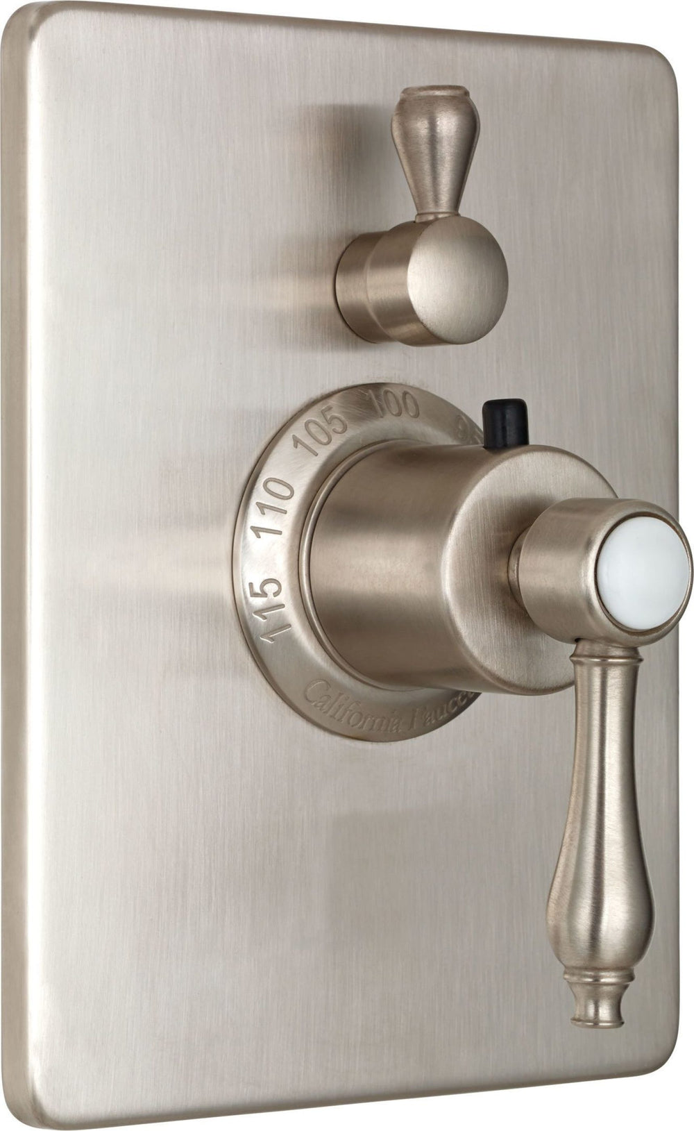 California Faucets - TO-THC1L-61-SN - StyleTherm® Trim Only with Single Volume Control - Satin Nickel  - Salinas