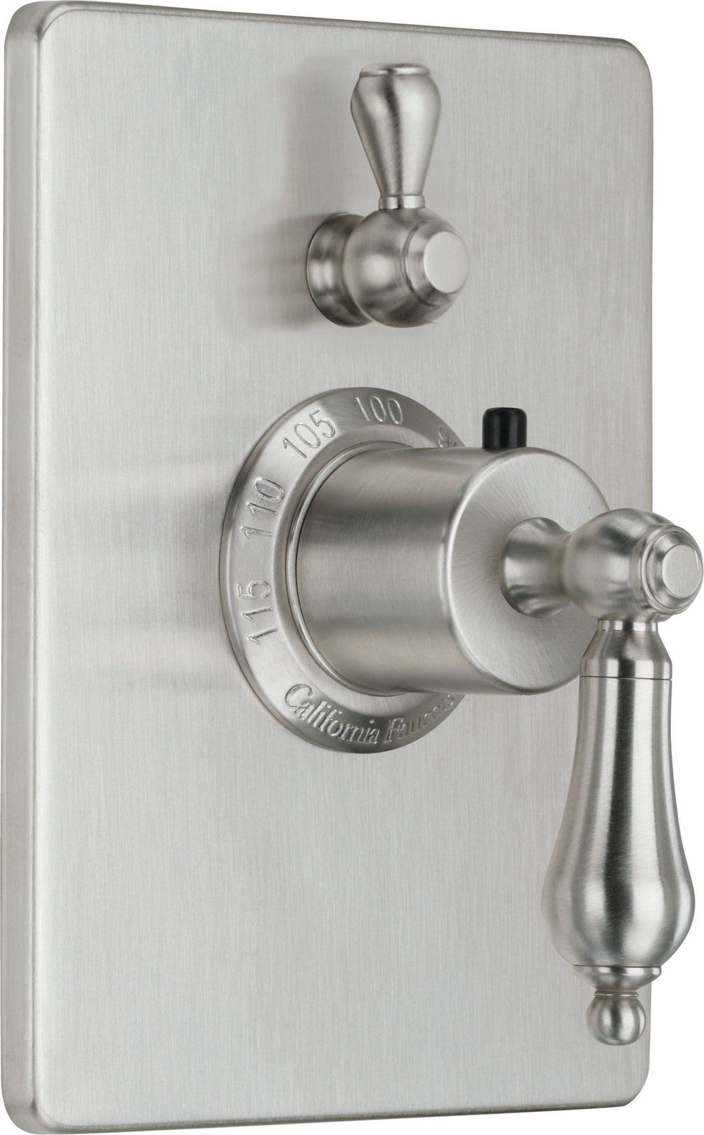 California Faucets - TO-THC1L-55-SN - StyleTherm® Trim Only with Single Volume Control - Satin Nickel  - Coronado