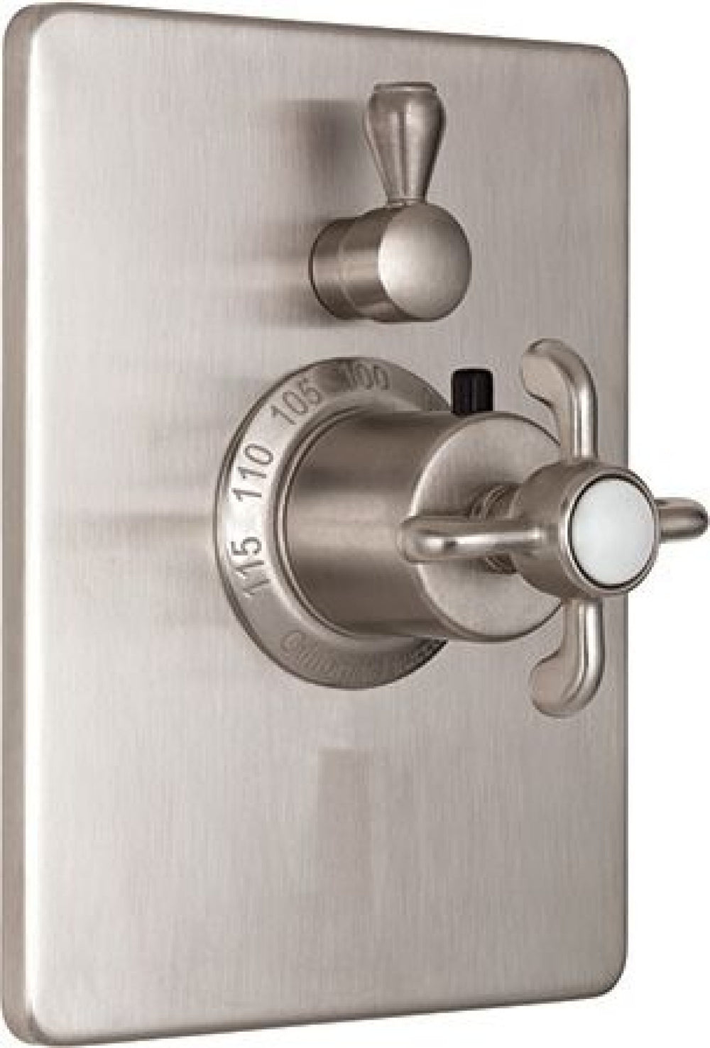 California Faucets - TO-THC1L-61XD-SN - StyleTherm® Trim Only with Single Volume Control - Satin Nickel  - Salinas