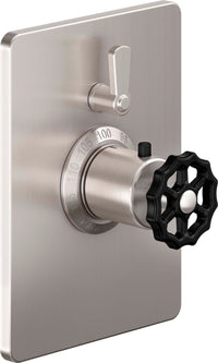 California Faucets - TO-THC1L-80WB-SN - StyleTherm® Trim Only with Single Volume Control - Satin Nickel  - Descanso Works