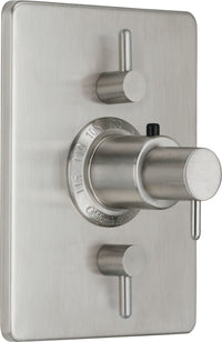 California Faucets - TO-THC2L-62-SN - StyleTherm® Trim Only with Dual Volume Control - Satin Nickel  - Avalon