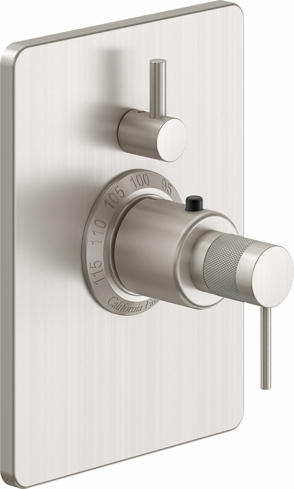 California Faucets - TO-THC1L-52K-SN - StyleTherm® Trim Only with Single Volume Control - Satin Nickel  - D Street