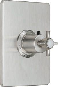 California Faucets - TO-THCN-34-SN - StyleTherm® 3/4" Thermostatic Trim Only - Satin Nickel  - Cardiff