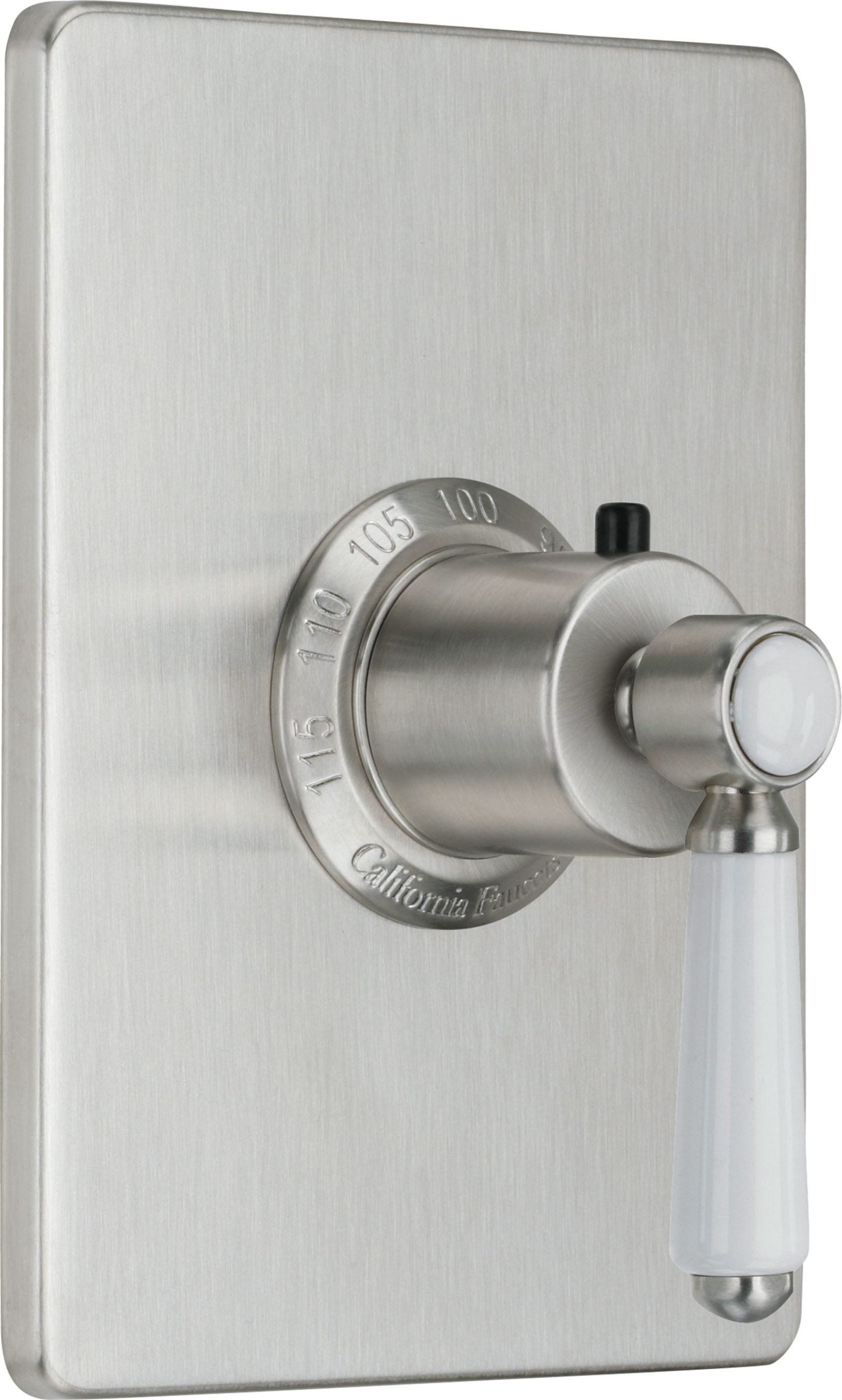 California Faucets - TO-THCN-35-SN - StyleTherm® 3/4" Thermostatic Trim Only - Satin Nickel  - Cardiff