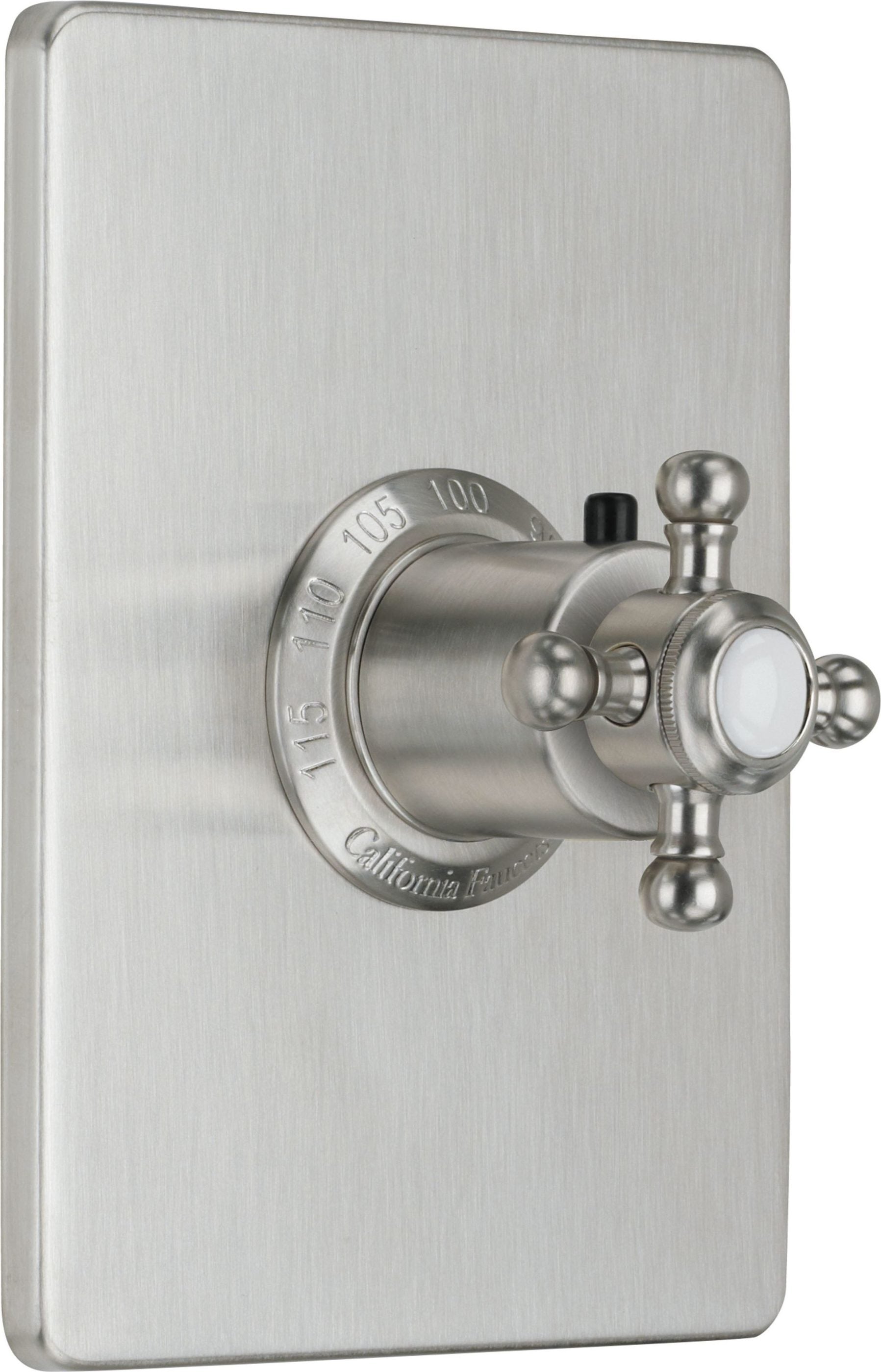 California Faucets - TO-THCN-47-SN - StyleTherm® 3/4" Thermostatic Trim Only - Satin Nickel  - Monterey