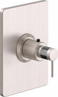 California Faucets - TO-THCN-52F-SN - StyleTherm® 3/4" Thermostatic Trim Only - Satin Nickel  - D Street