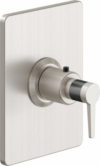 California Faucets - TO-THCN-53F-SN - StyleTherm® 3/4" Thermostatic Trim Only - Satin Nickel  - D Street