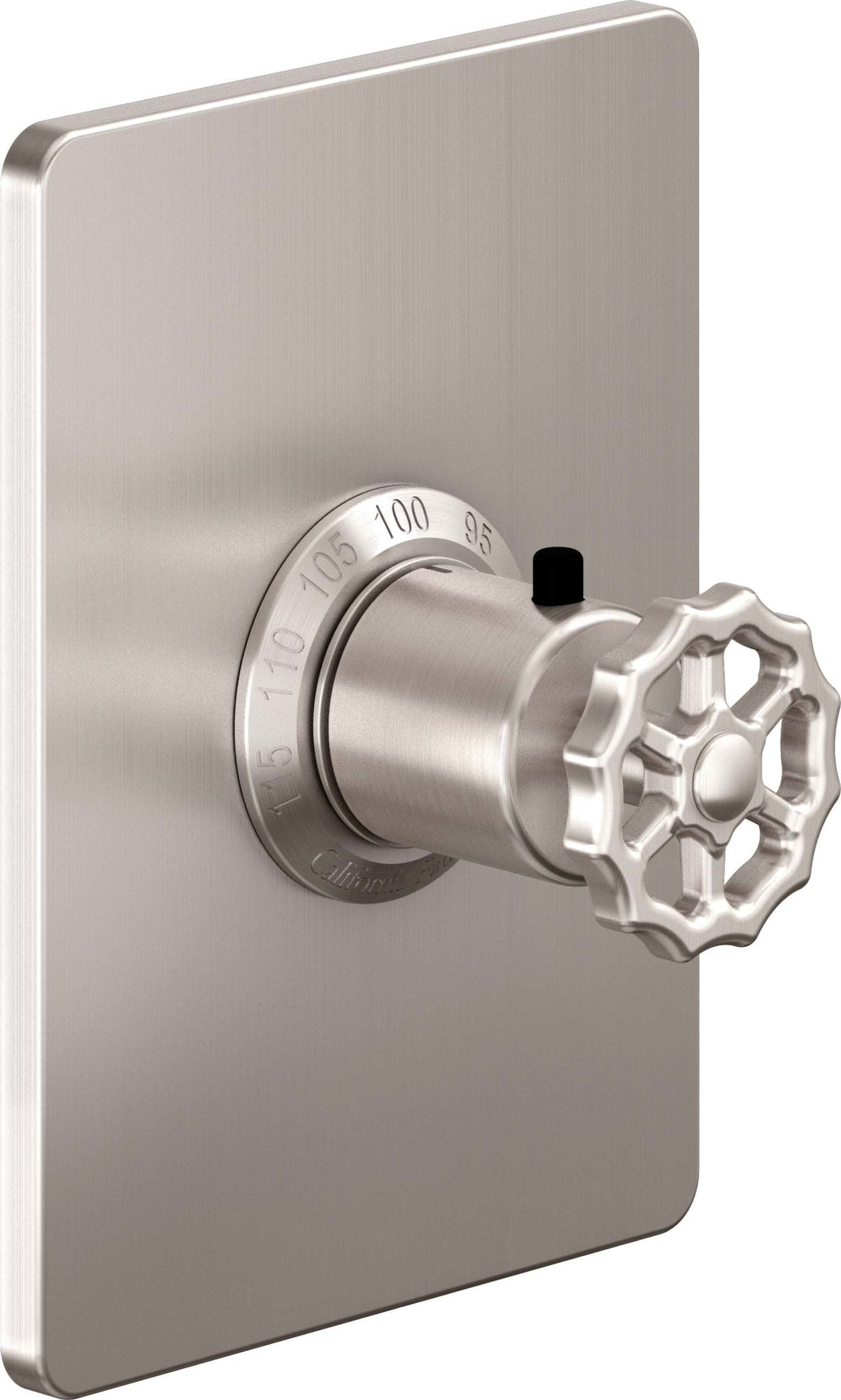 California Faucets - TO-THCN-80W-SN - StyleTherm® 3/4" Thermostatic Trim Only - Satin Nickel  - Descanso Works