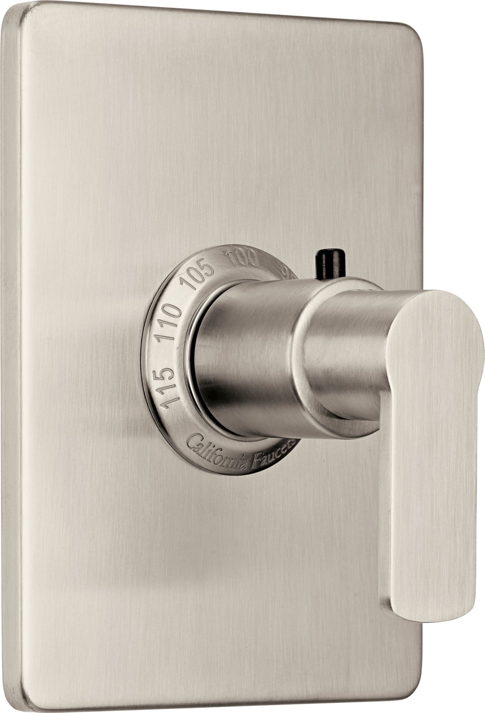 California Faucets - TO-THCN-E4-SN - StyleTherm® 3/4” Thermostatic Trim Only - Satin Nickel  - Arpeggio