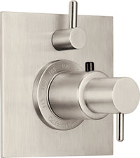 California Faucets - TO-THF1L-62-SN - StyleTherm® Trim Only with Single Volume Control - Satin Nickel  - Avalon