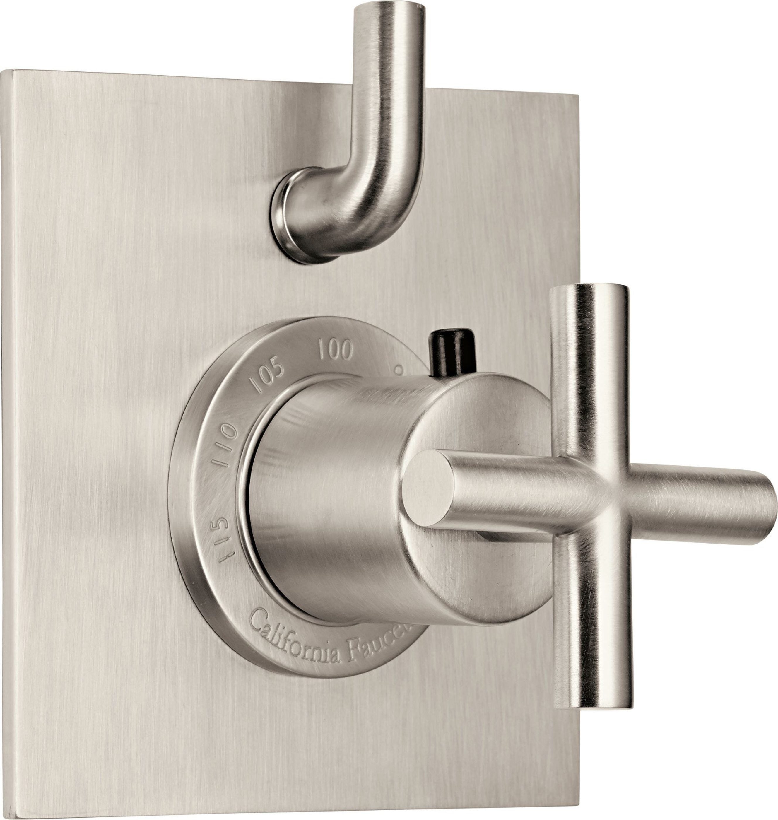 California Faucets - TO-THF1L-65-SN - StyleTherm® Trim Only with Single Volume Control - Satin Nickel  - Tiburon