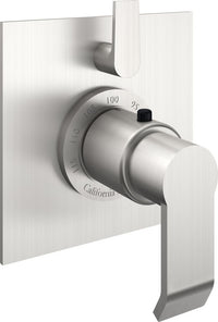 California Faucets - TO-THF1L-E5-SN - StyleTherm® Trim Only with Single Volume Control - Satin Nickel  - Libretto