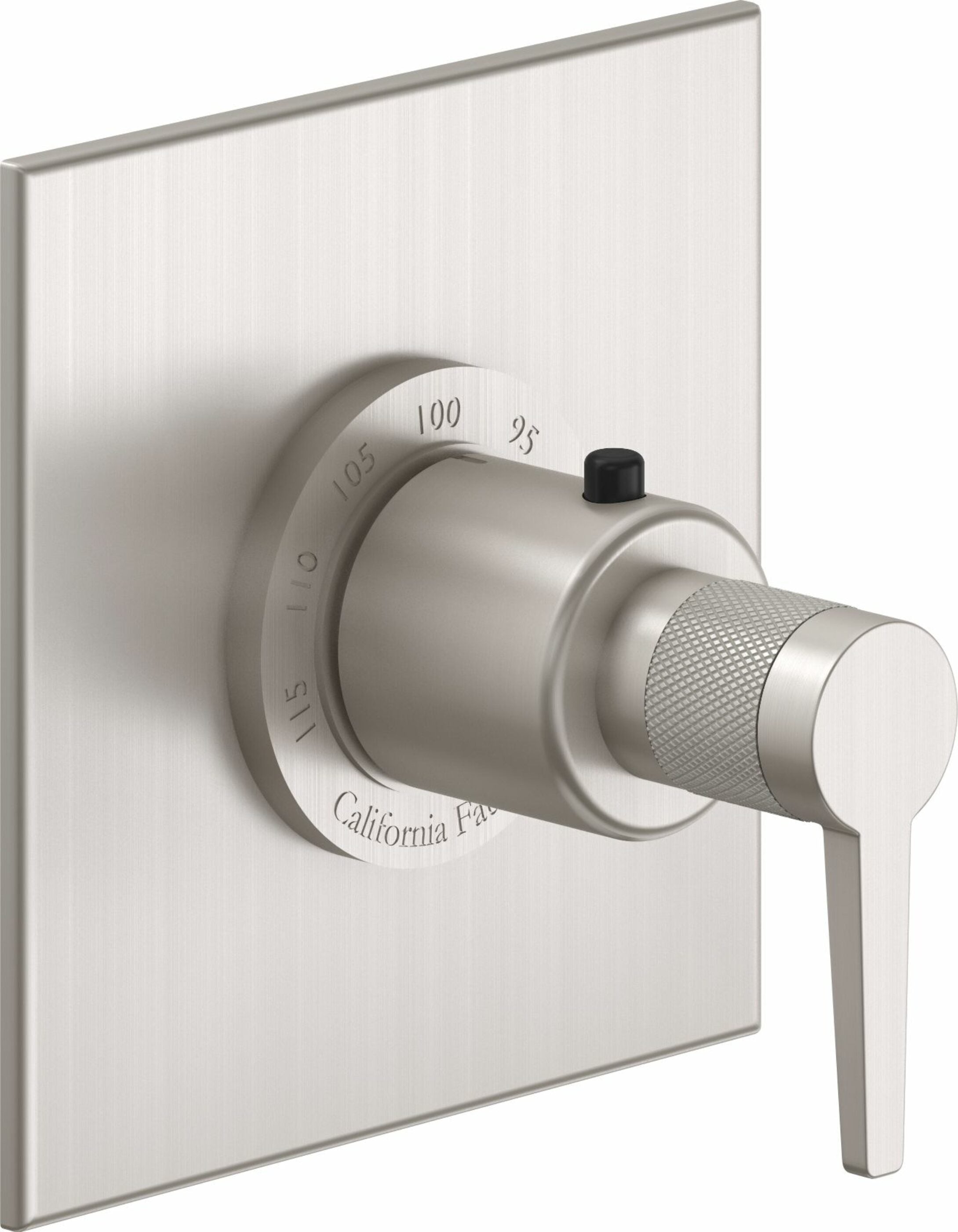 California Faucets - TO-THFN-53K-SN - StyleTherm® 3/4" Thermostatic Trim Only - Satin Nickel  - D Street