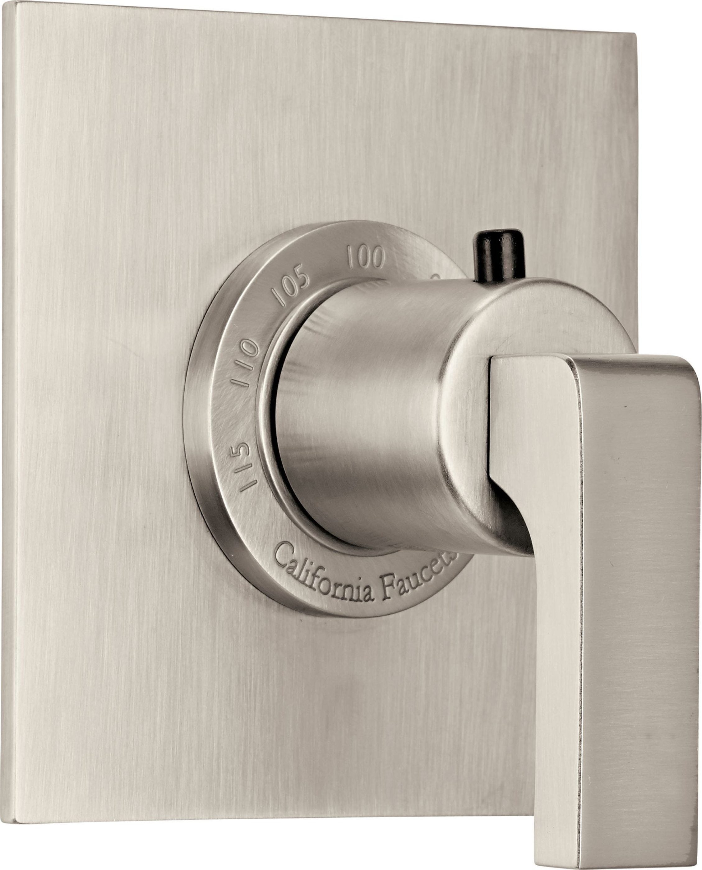 California Faucets - TO-THFN-70-SN - StyleTherm® 3/4" Thermostatic Trim Only - Satin Nickel  - Solimar