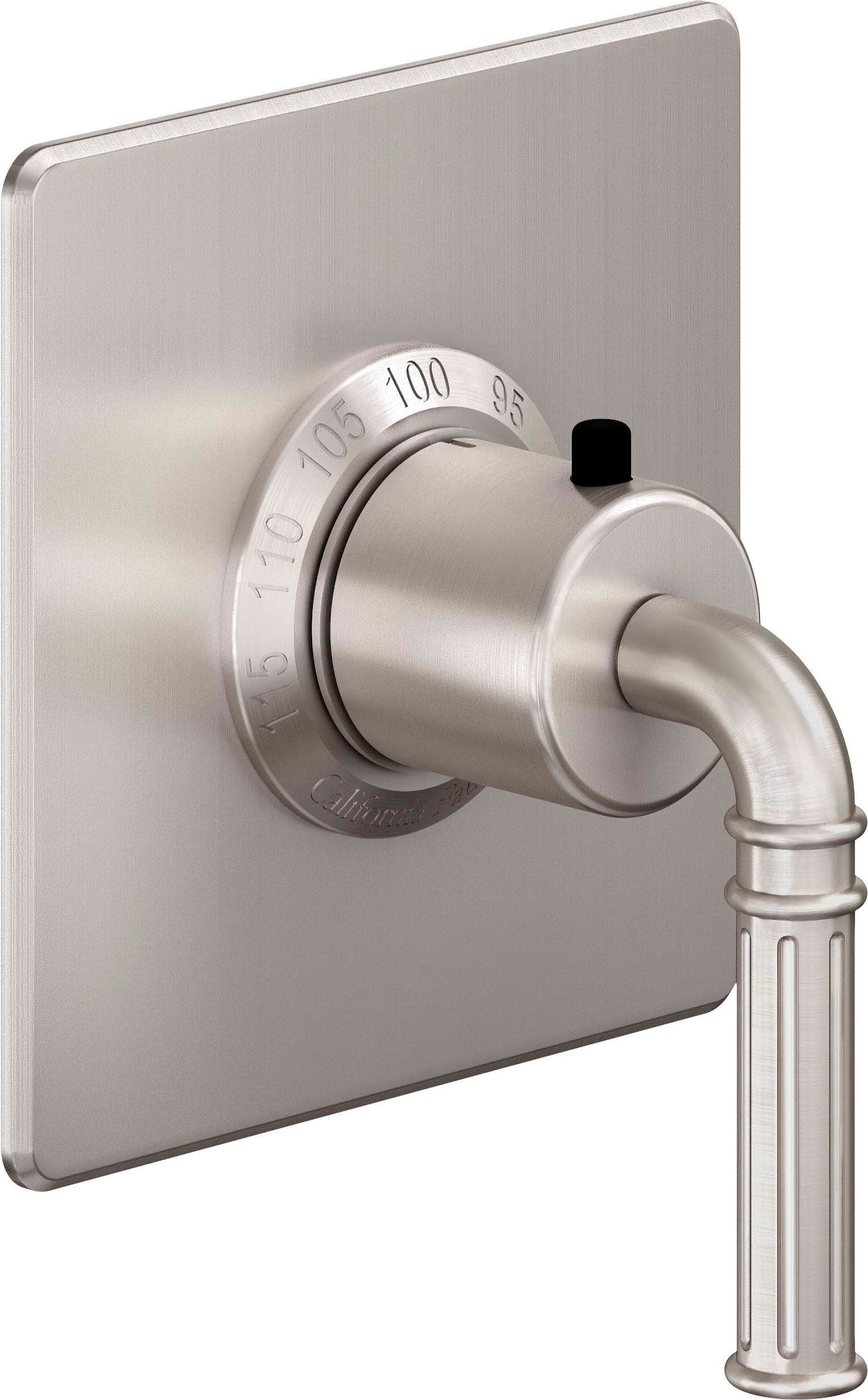 California Faucets - TO-THQN-C1-SN - StyleTherm® 3/4” Thermostatic Trim Only - Satin Nickel  - Trousdale