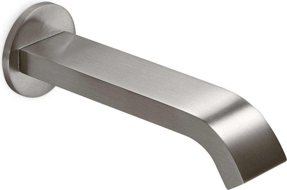 California Faucets - TS-E5-E5-SN - Wall Tub Spout - Satin Nickel 