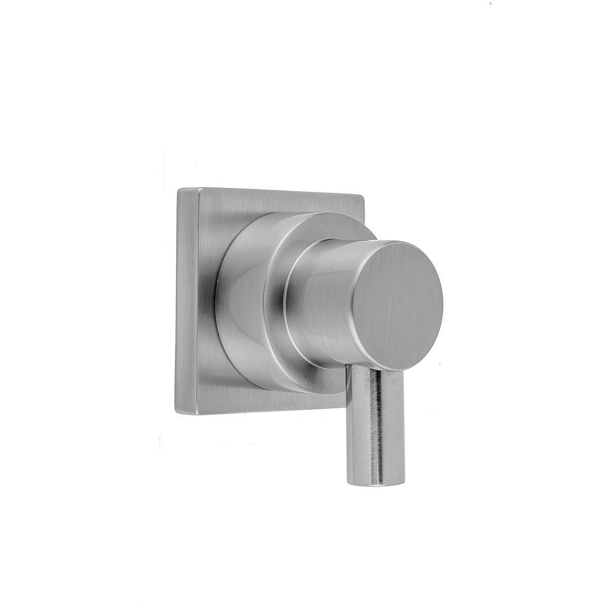 Contempo Short Peg Lever With Square Escutcheon Trim for Exacto Volume Controls and Diverters (J-VC34 / J-VC12 / J-20682 / J-20686 / J-20688) in Multiple Finishes