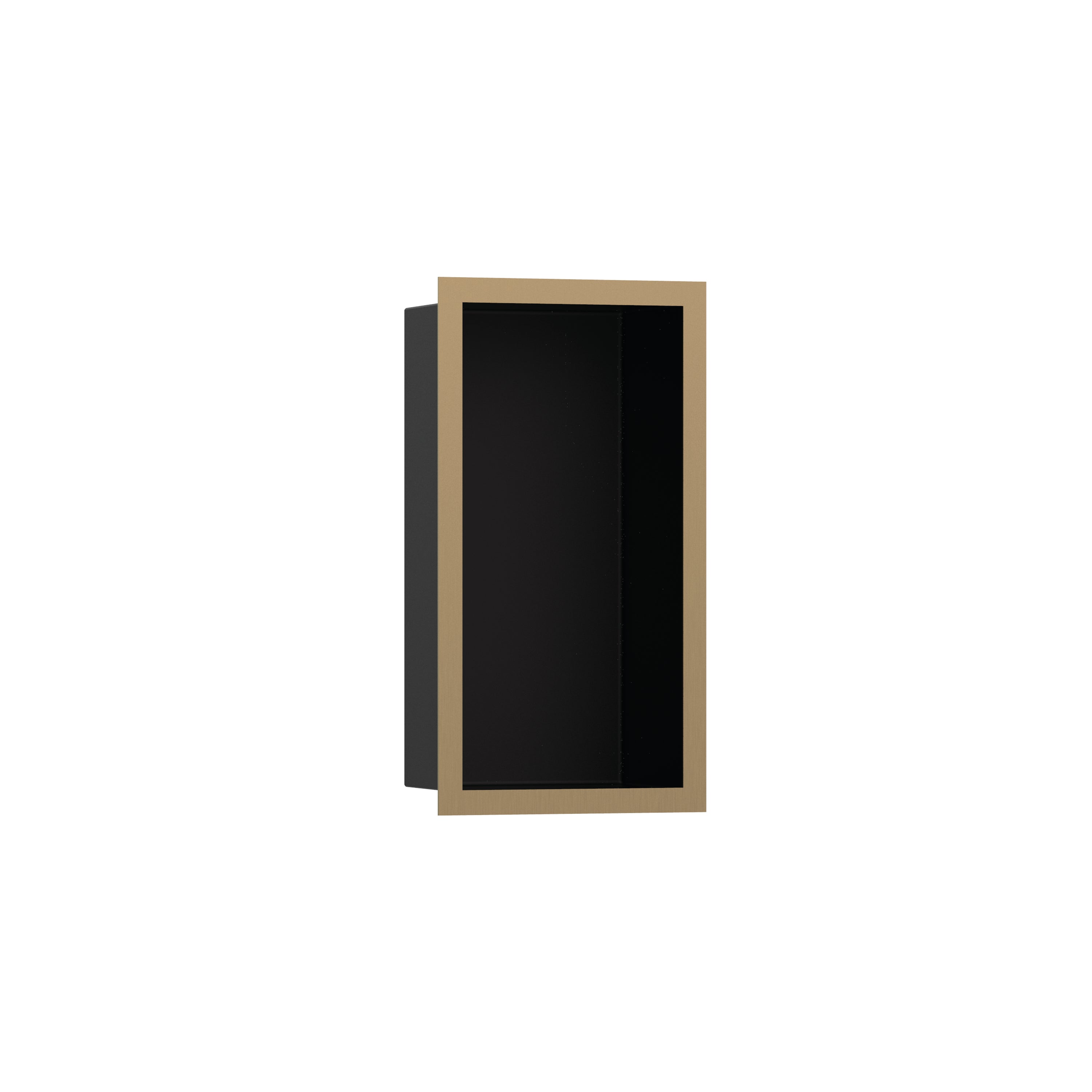 Wall Niche Matte Black with Design Frame 12"x 6"x 4" in Multiple Finishes