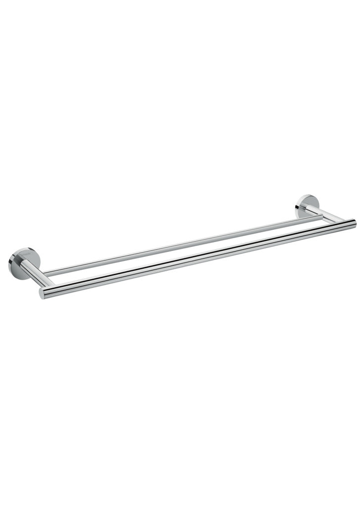 Dual Towel Bar in Chrome Finish