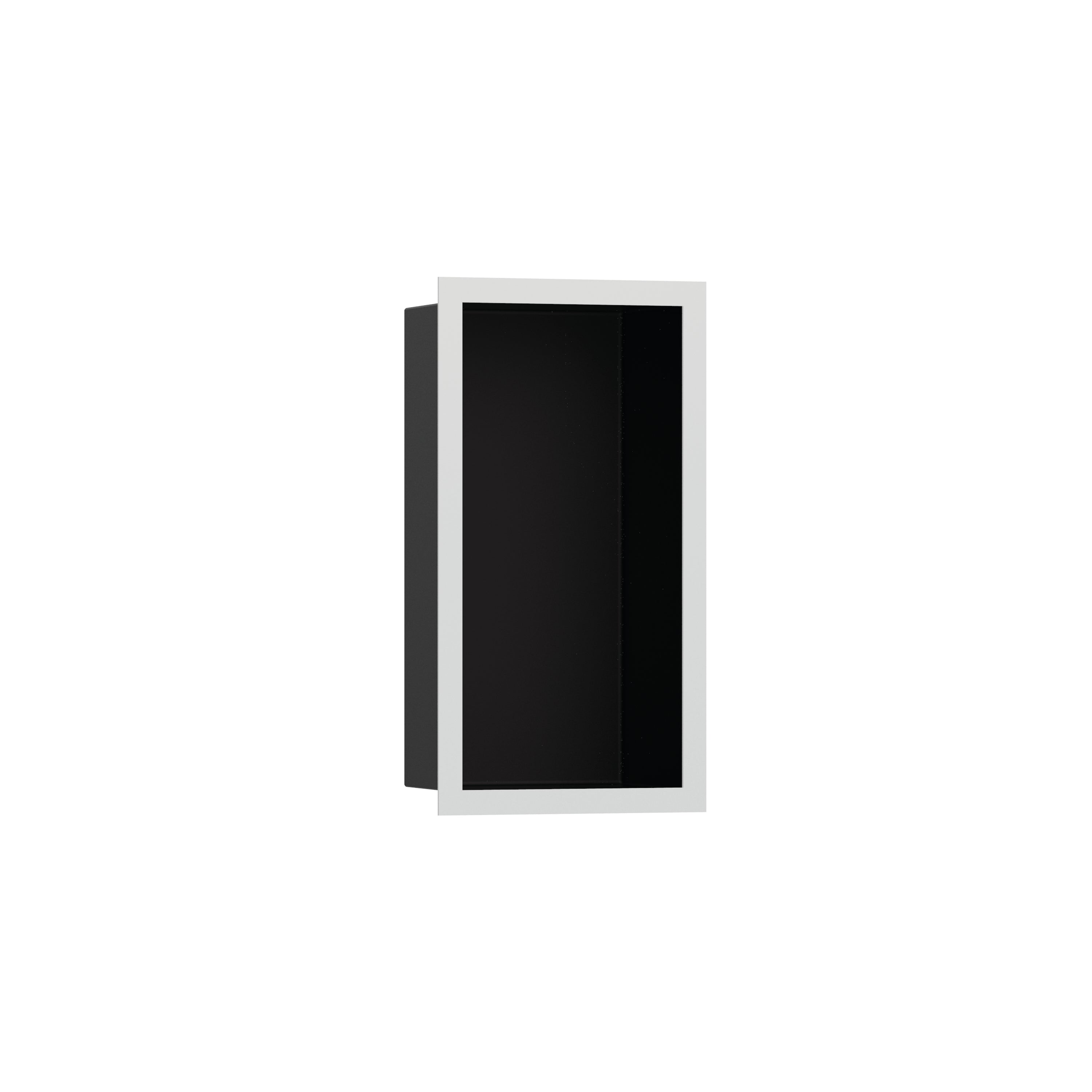 Wall Niche Matte Black with Design Frame 12"x 6"x 4" in Multiple Finishes