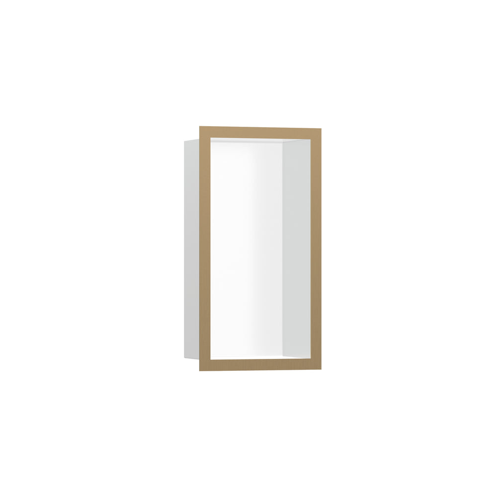 Wall Niche Matte White with Design Frame 12"x 6"x 4"  in Multiple Finishes