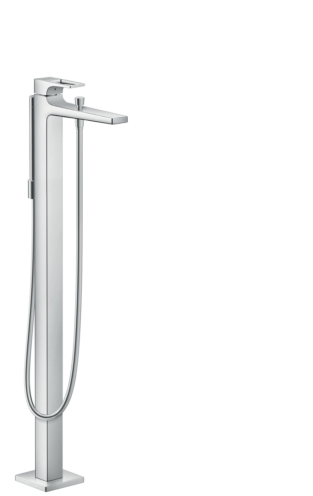 Freestanding Tub Filler Trim with Loop Handle and 1.75 GPM Handshower in Multiple Finishes