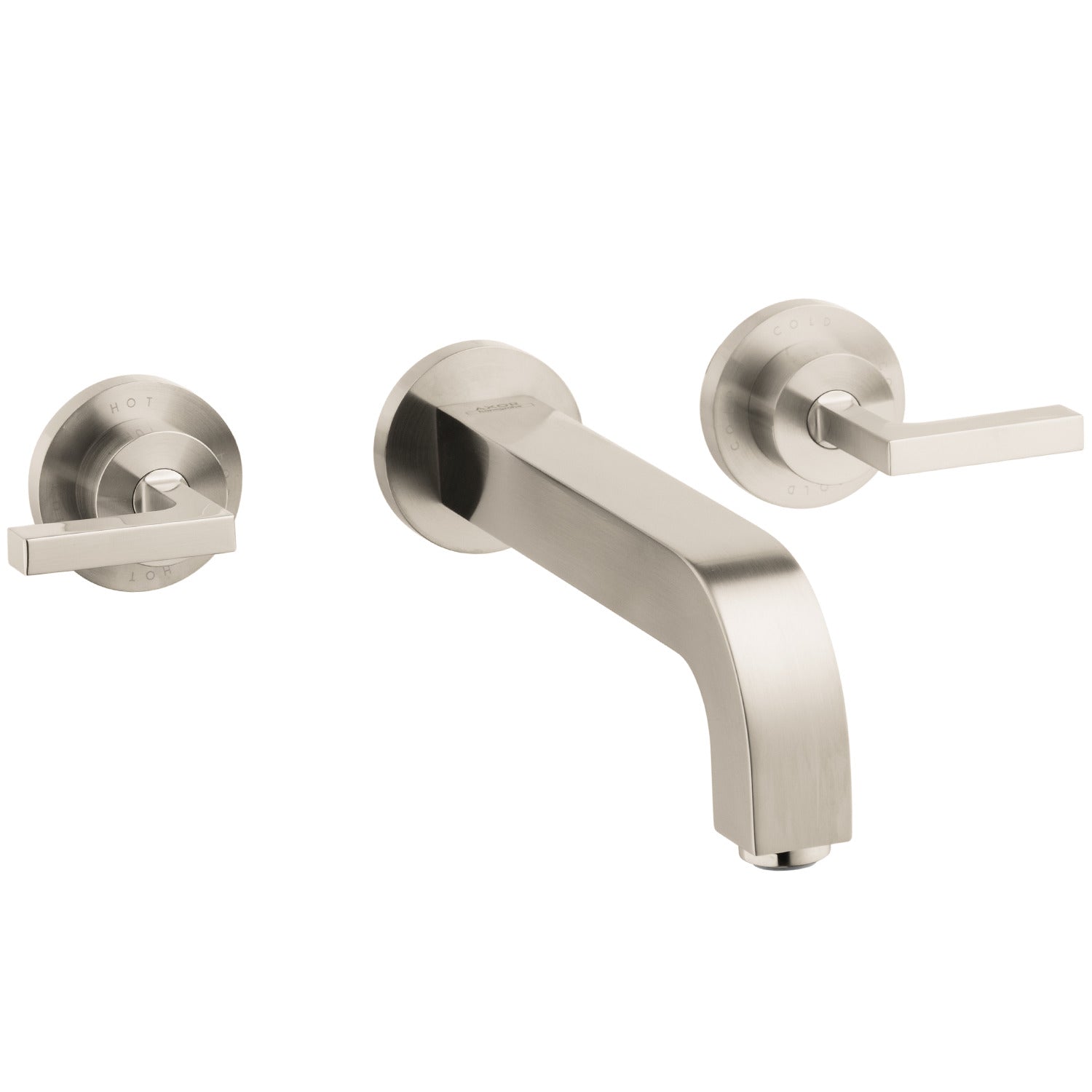 Wall-Mounted Widespread Faucet Trim with Lever Handles, 1.2 GPM in Multiple Finishes