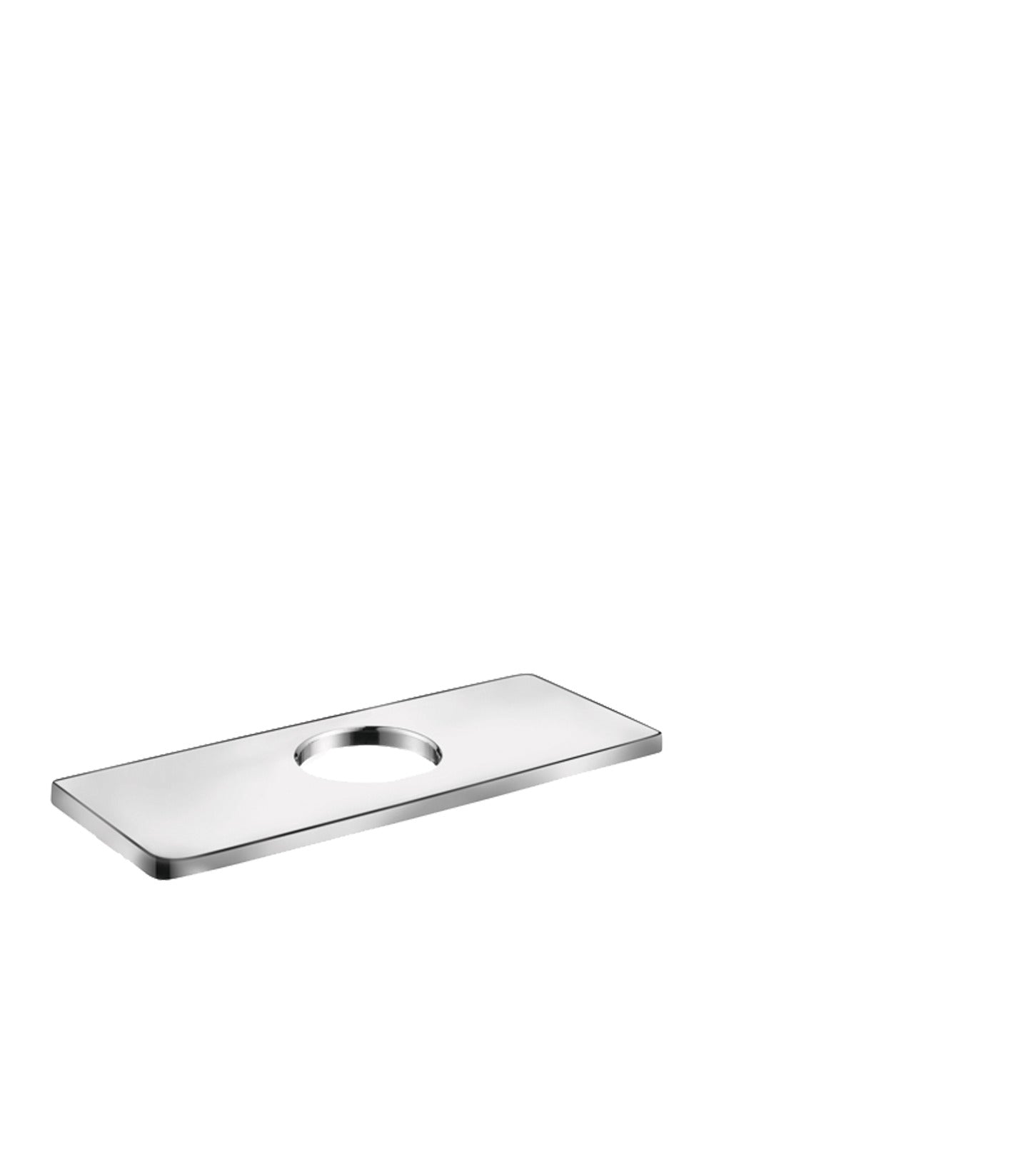 Base Plate for Modern Single-Hole Faucets, 6" in Multiple Finishes