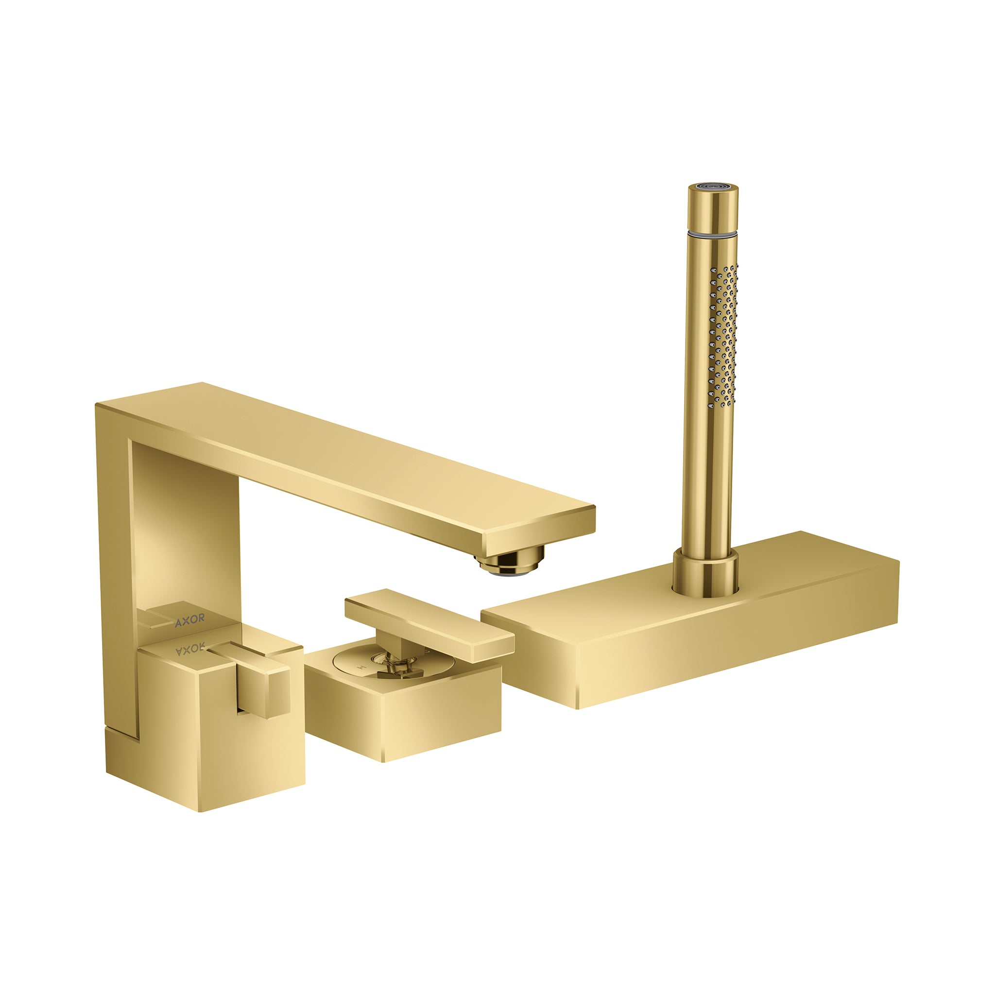 3-Hole Roman Tub Set Trim with 1.75 GPM Handshower in Multiple Finishes