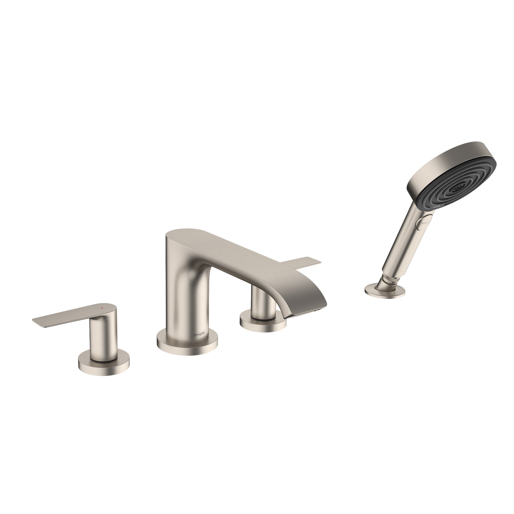 4-Hole Roman Tub Set Trim with 1.75 GPM Handshower in Multiple Finishes