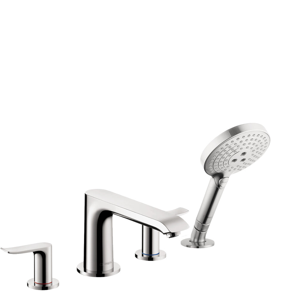 4-Hole Roman Tub Set Trim with 1.75 GPM Handshower in Multiple Finishes