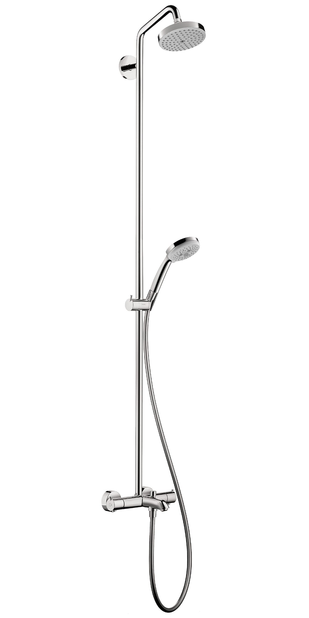 Showerpipe 150 1-Jet with Tub Filler, 2.0 GPM in Multiple Finishes