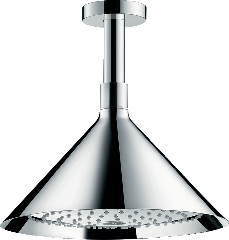 Showerhead 240 2-Jet with Ceiling Connector, 2.5 GPM in Chrome Finish