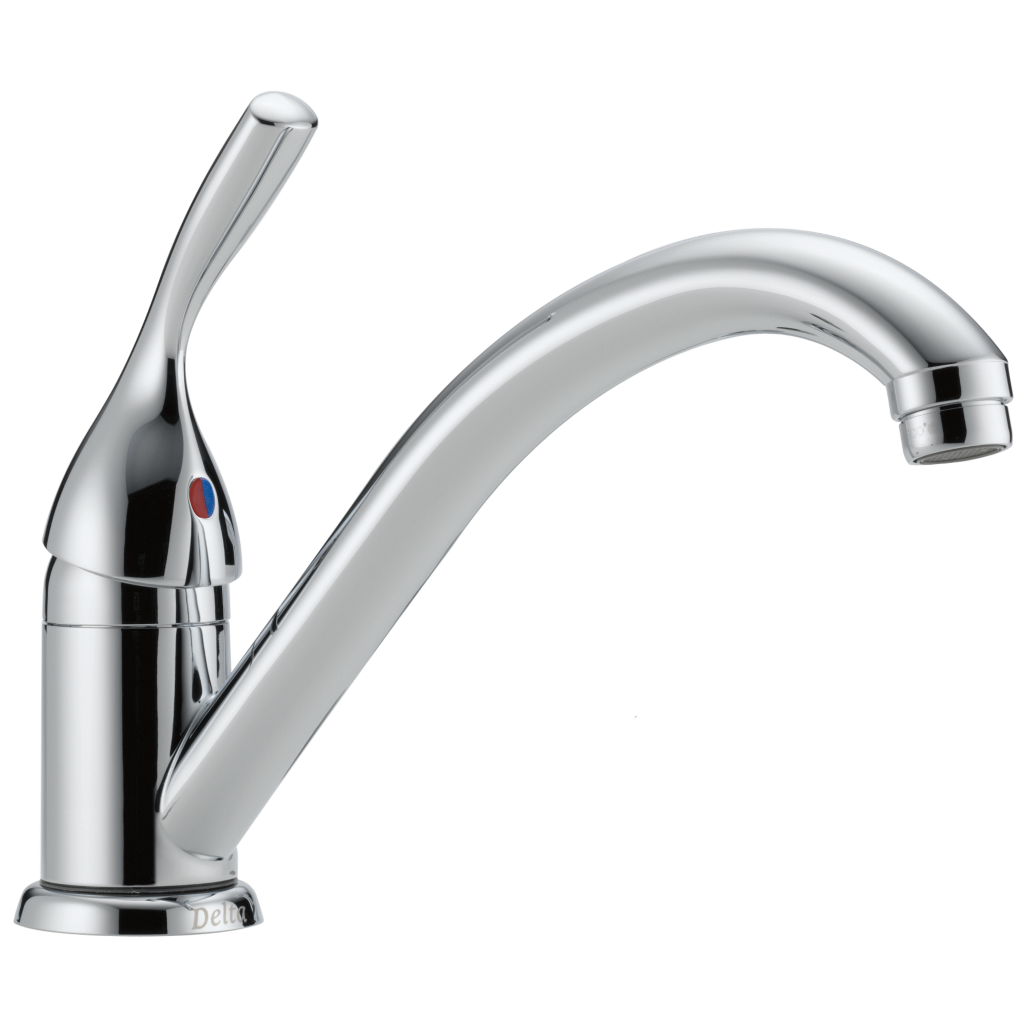 Delta - Single Handle Kitchen Faucet - Chrome - 101-DST