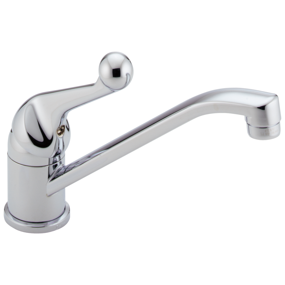 Delta - Single Handle Kitchen Faucet - Chrome - 101LF-WF