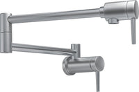 Delta - Contemporary Wall Mount Pot Filler - Arctic Stainless - 1165LF-AR