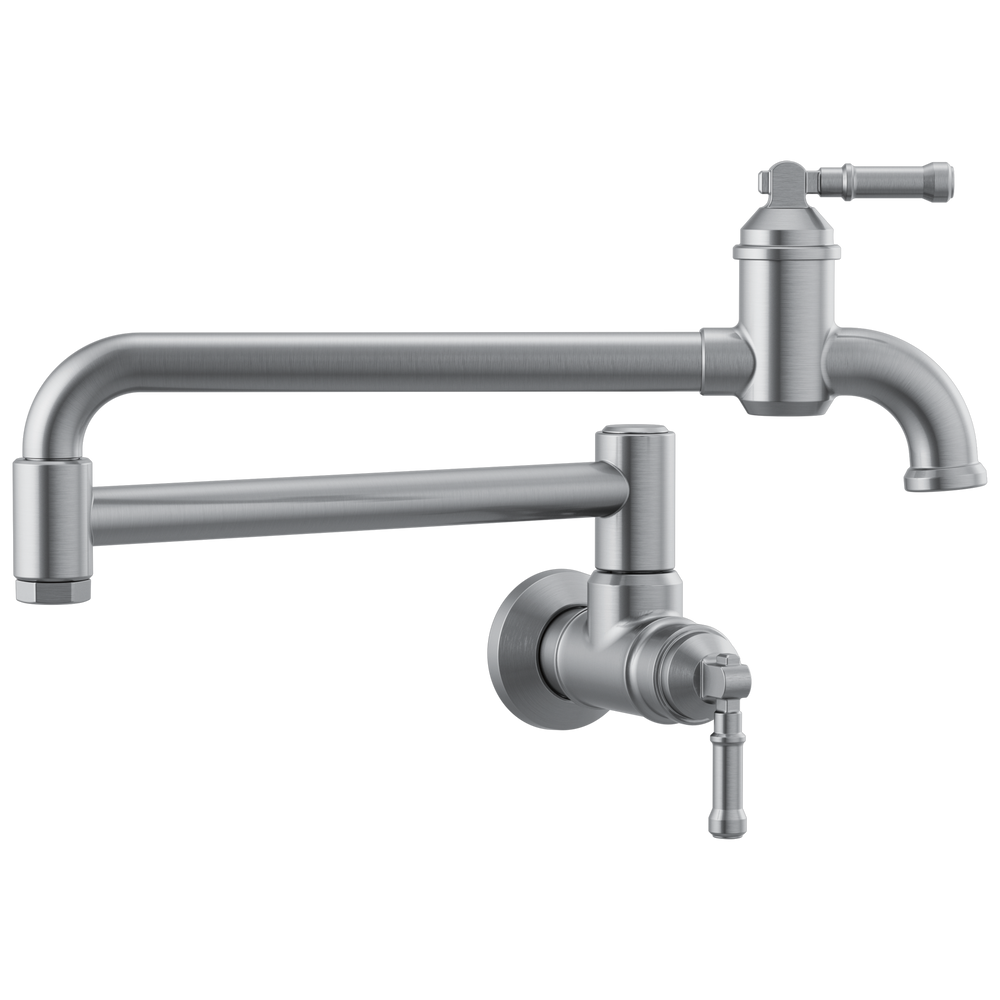 Delta - Wall Mount Pot Filler - Arctic Stainless - 1190LFL-AR