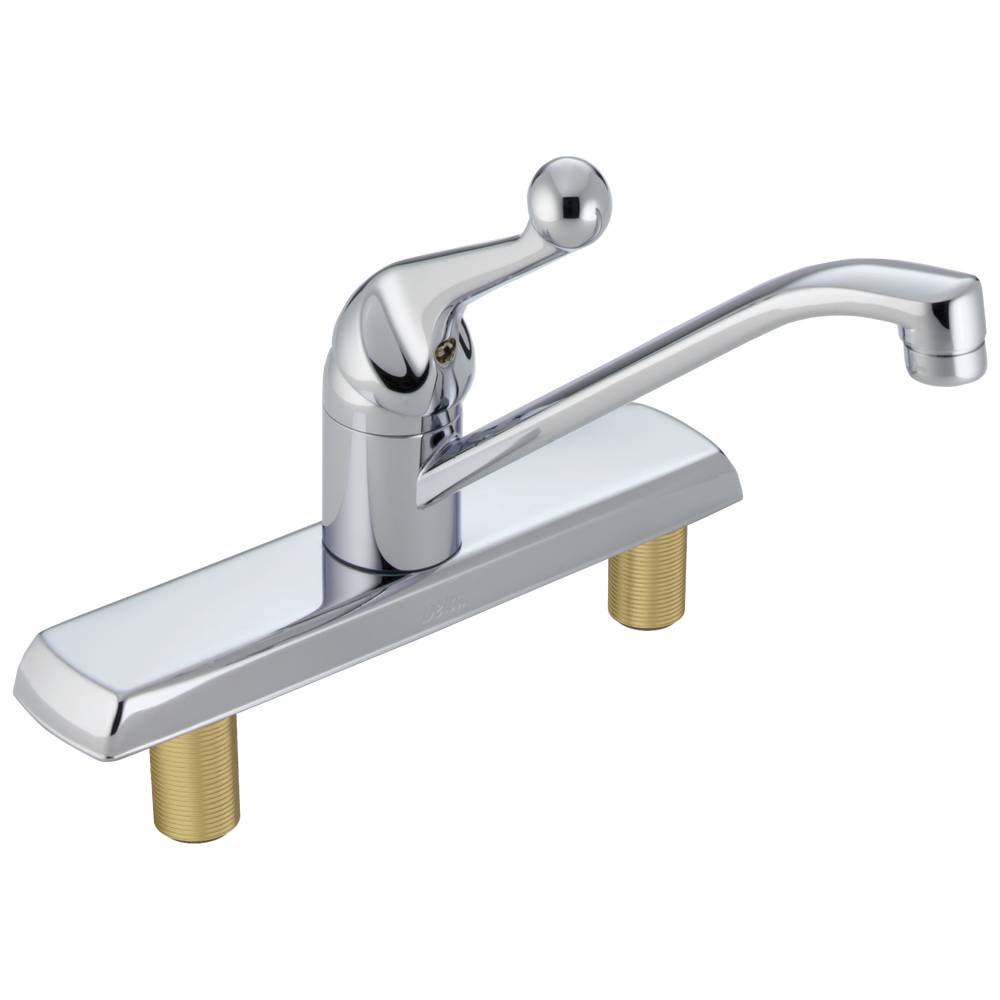 Delta - Single Handle Kitchen Faucet - Chrome - 120LF