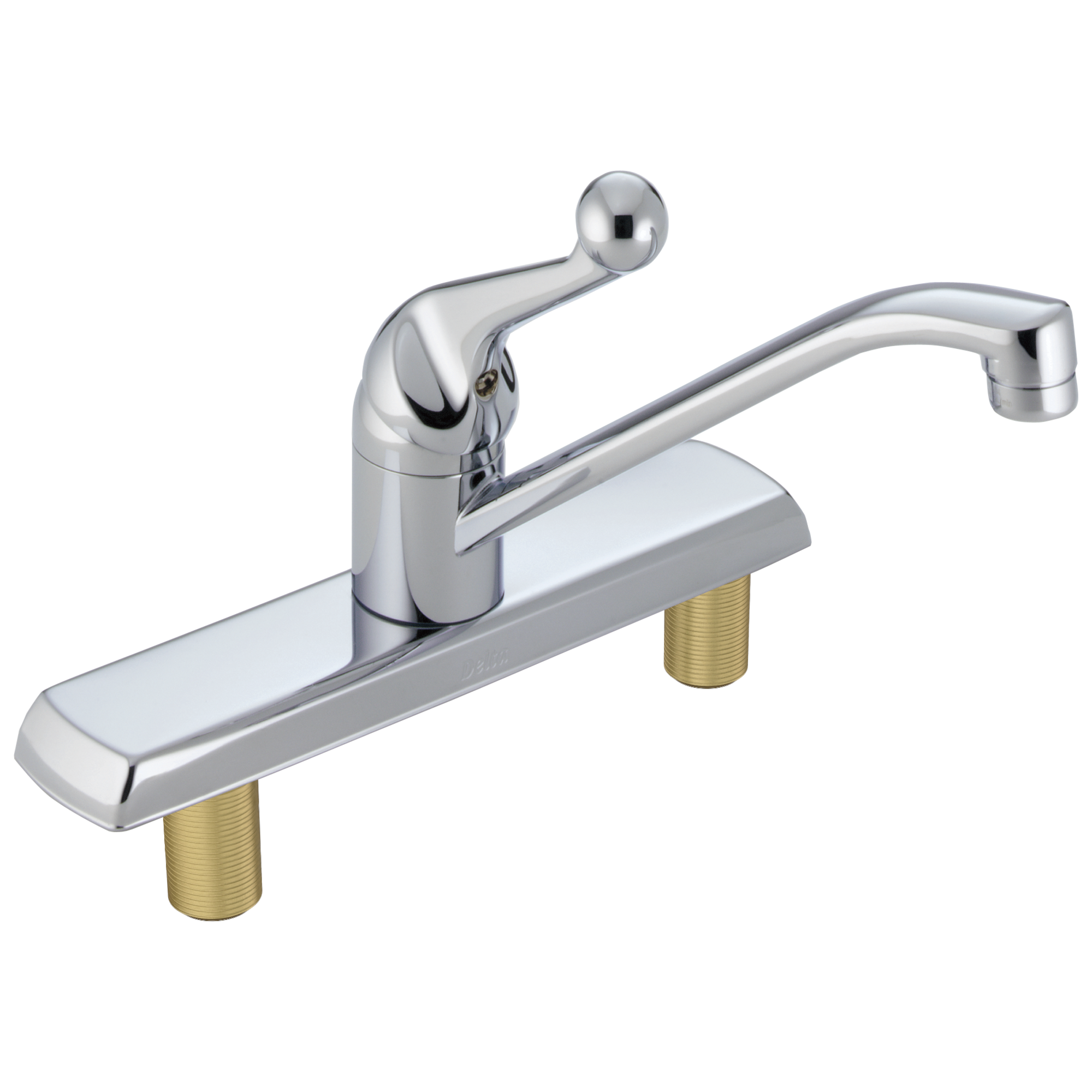 Delta - Single Handle Kitchen Faucet - Chrome - 120LF