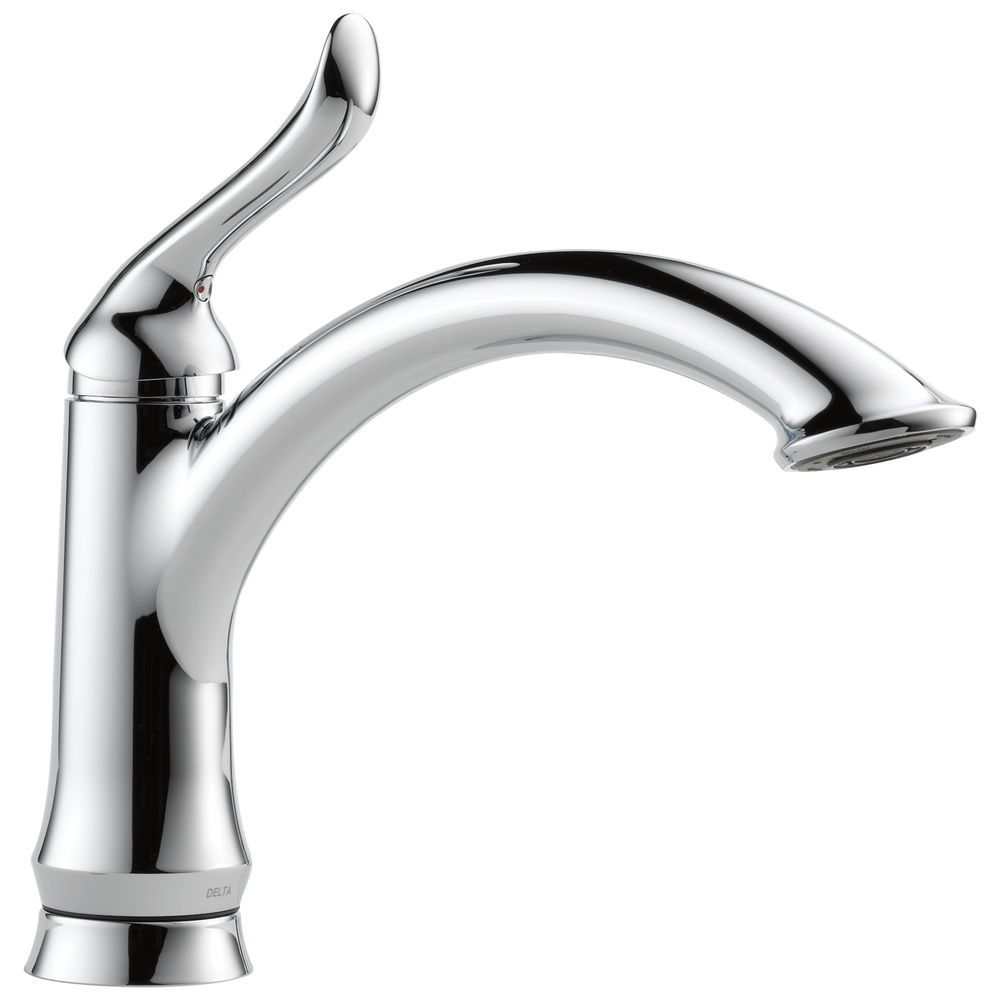 Delta - Single Handle Kitchen Faucet - Chrome - 1353-DST