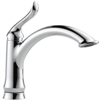 Delta - Single Handle Kitchen Faucet - Chrome - 1353-DST