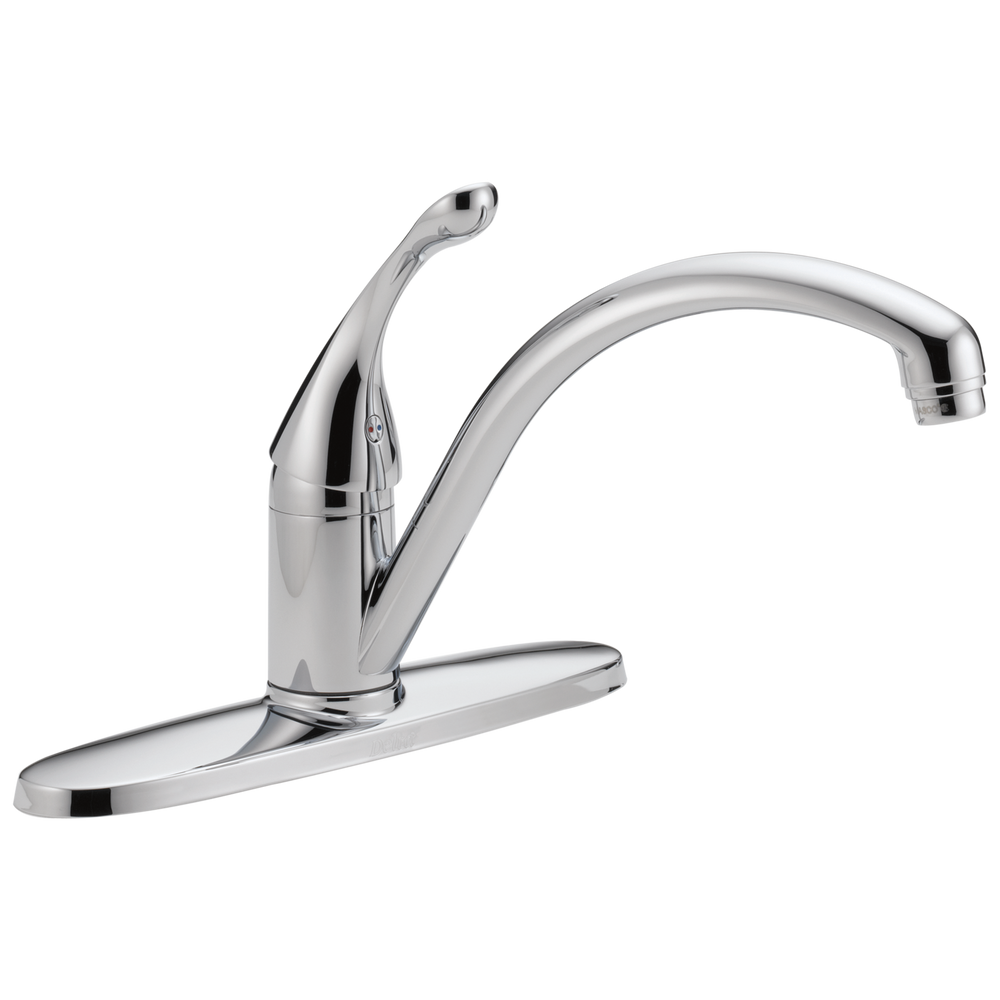 Delta - Single Handle Kitchen Faucet - Chrome - 140-DST