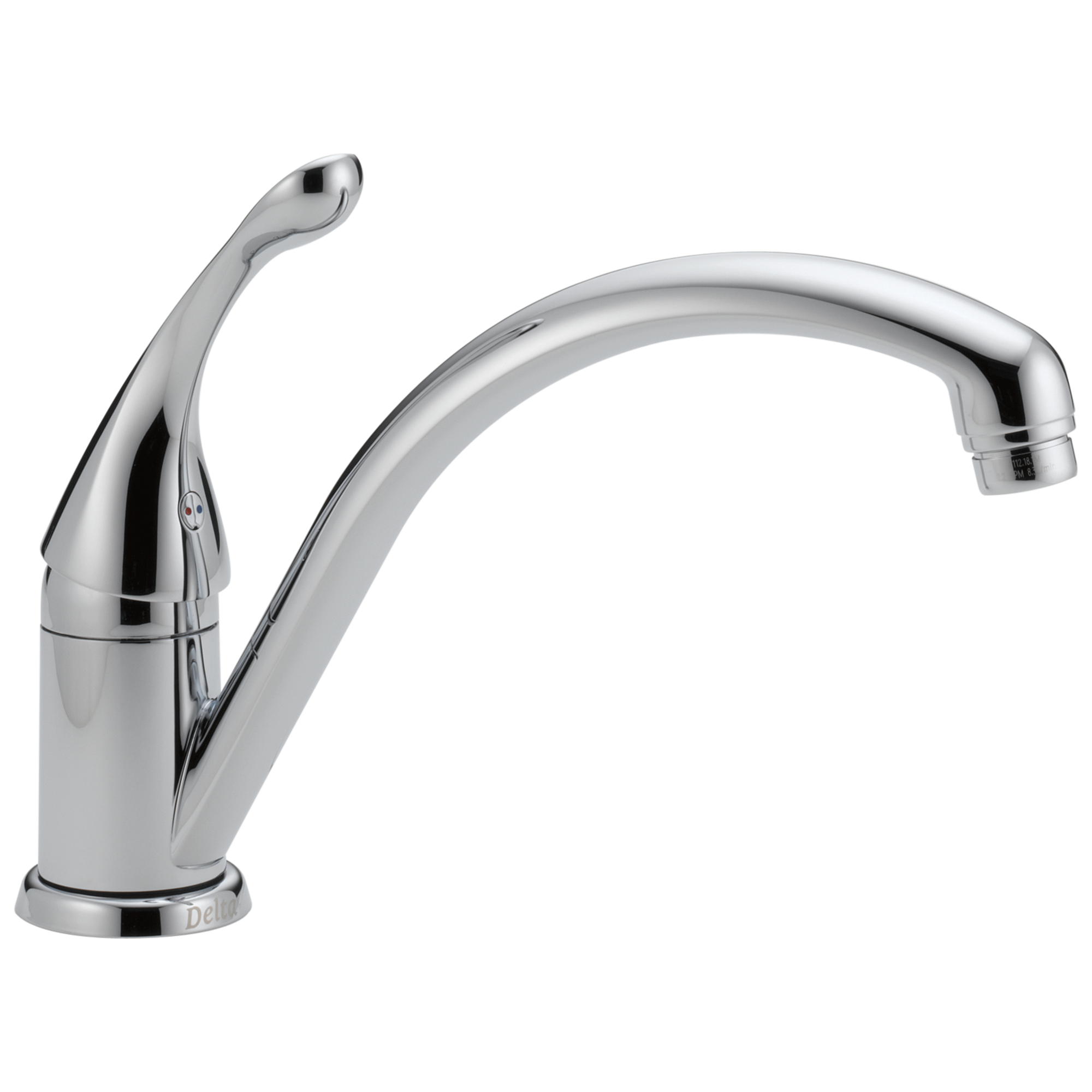 Delta - Single Handle Kitchen Faucet - Chrome - 141-DST