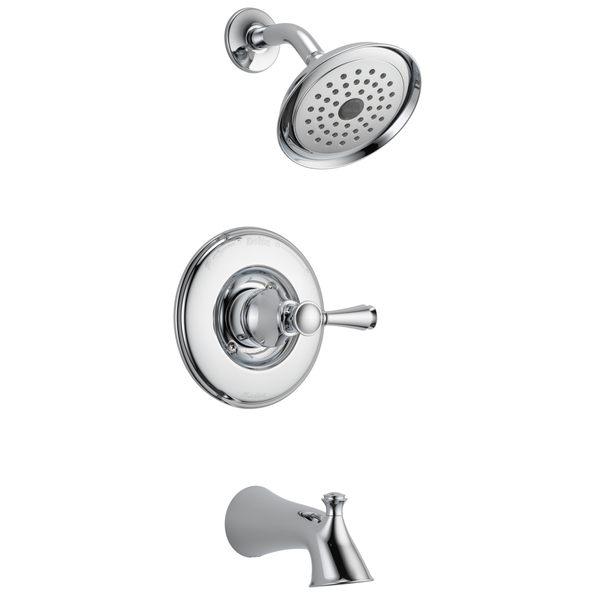 Delta - Monitor 14 Series Tub and Shower - Chrome - 144713C