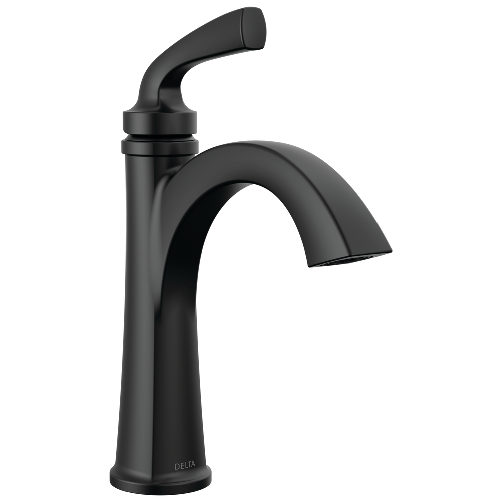 Delta - Single Handle Bathroom Faucet - Matte Black - 15864LF-BL