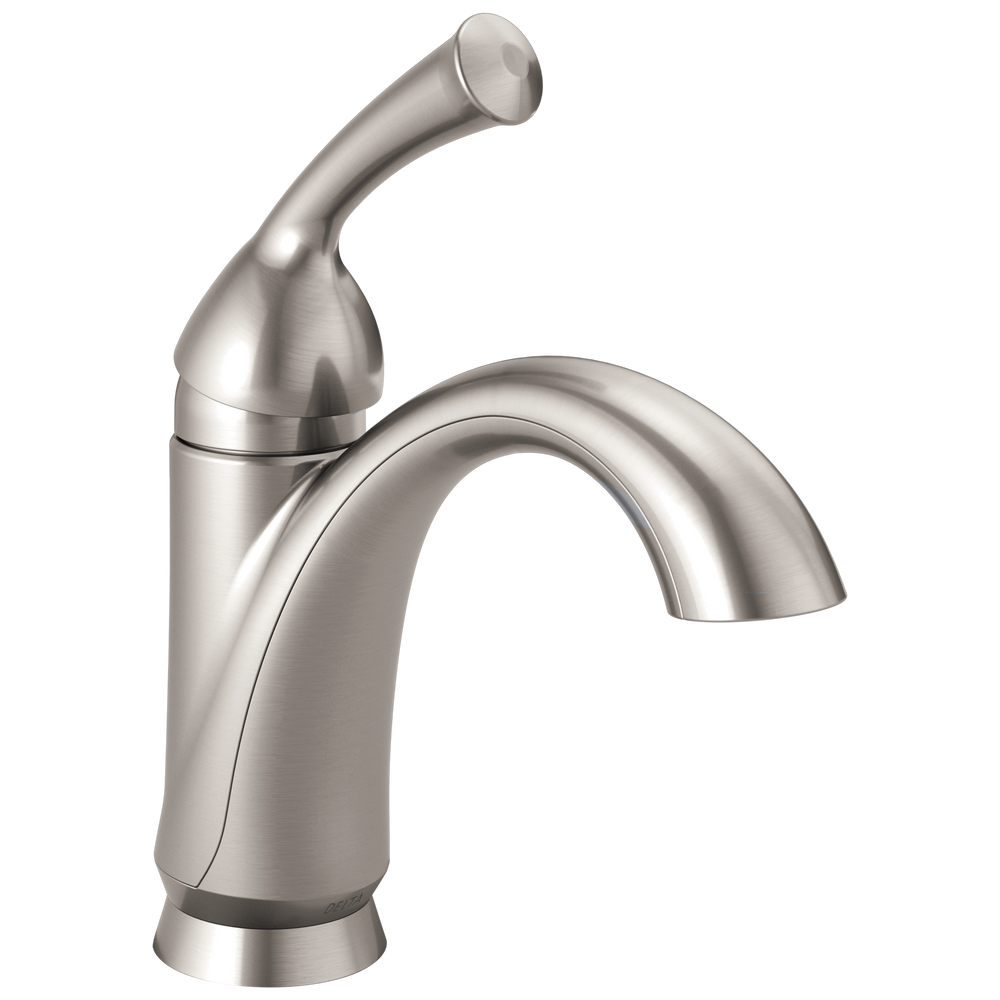 Delta - Single Handle Centerset Bathroom Faucet - Stainless - 15999-SS-DST