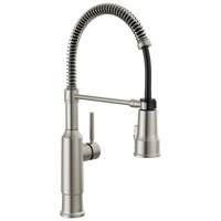 Delta - Single-Handle Pull-Down Spring Kitchen Faucet - Spotshield Stainless - 18804Z-SP-DST