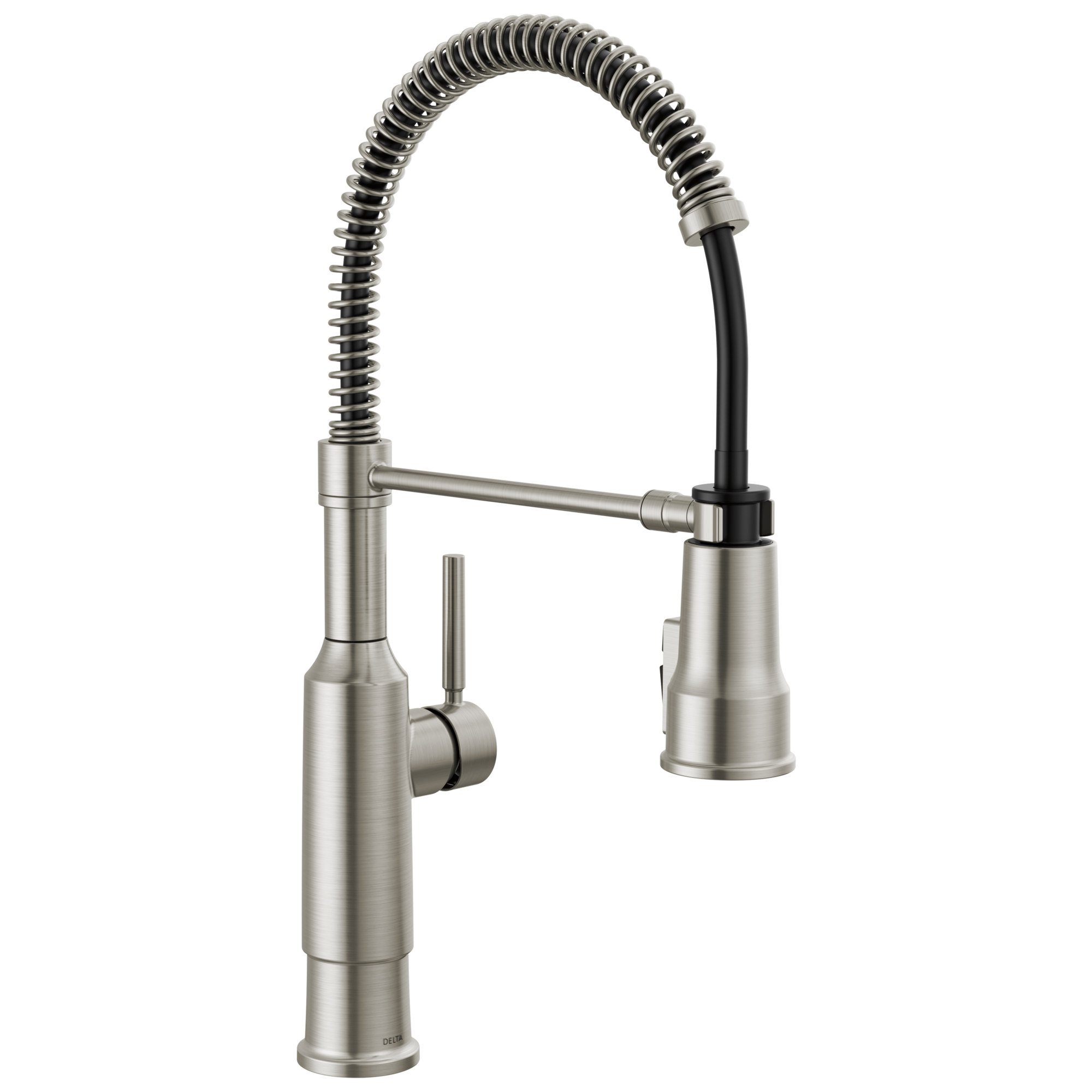 Delta - Single-Handle Pull-Down Spring Kitchen Faucet - Spotshield Stainless - 18804Z-SP-DST